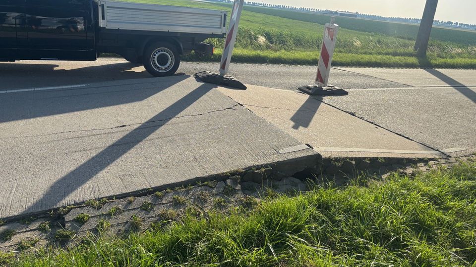 Beton zet uit door hitte: weg komt op drie plekken omhoog