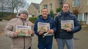 Op de foto v.l.n.r.: Rubel Bolder, Martijn Veenstra en Freek Tielemans.