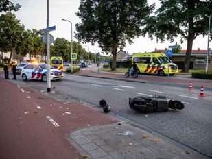 112 nieuws Roosendaal politie ambulance traumahelikopter scooter ongeluk botsing