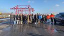 Werkbezoek vanwege verzuumheidsproject Grote Oogst