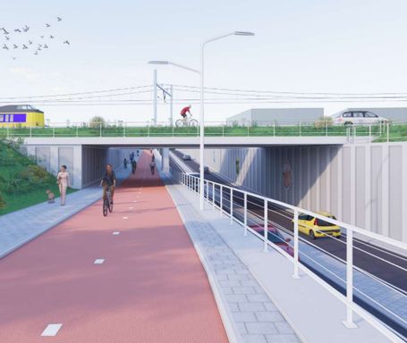 Tunnel spoor Etten-Leur