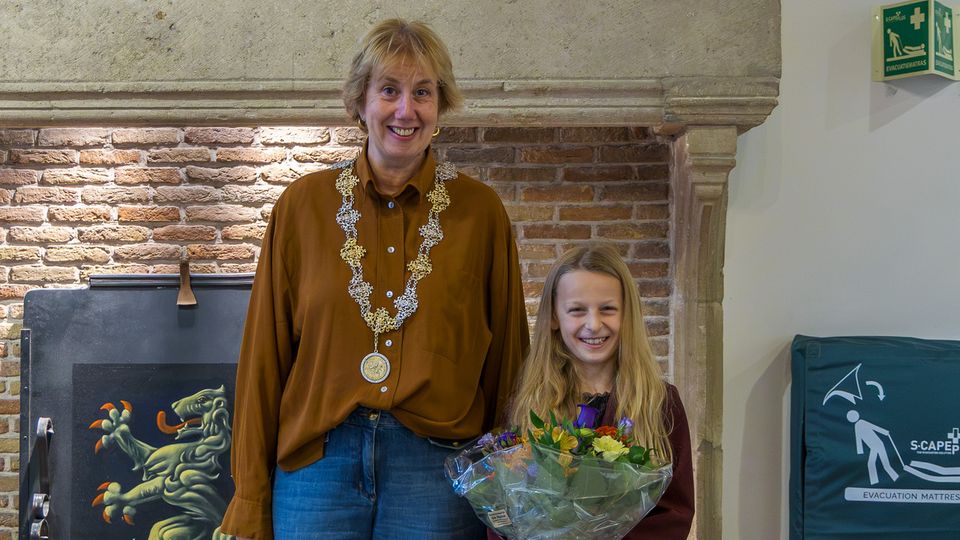 Elisa uit Halsteren is de nieuwe kinderburgemeester van Bergen op Zoom