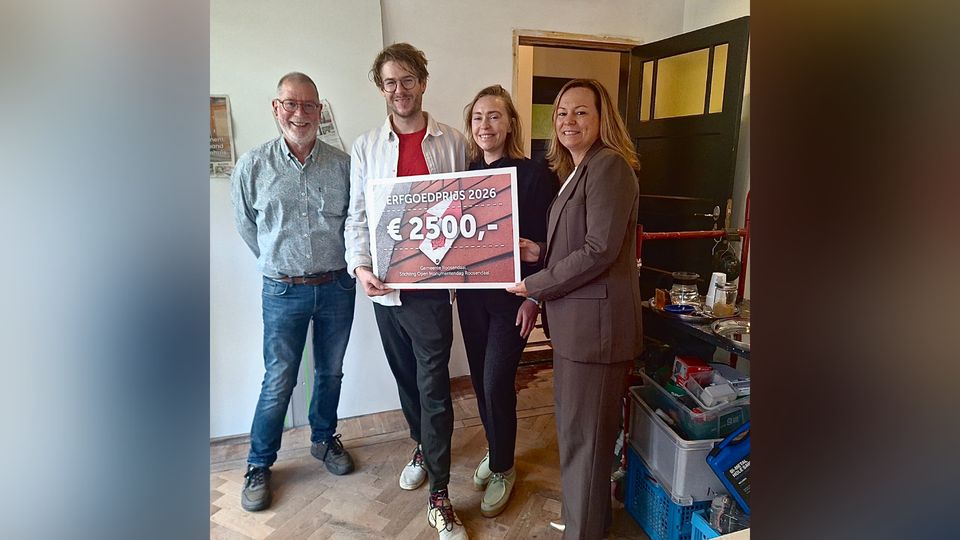 Roosendaalse Erfgoedprijs 2026 gaat naar rijksmonument Brugstraat 1 van Roos en Luwe