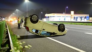 auto ongeluk A58 Etten-Leur