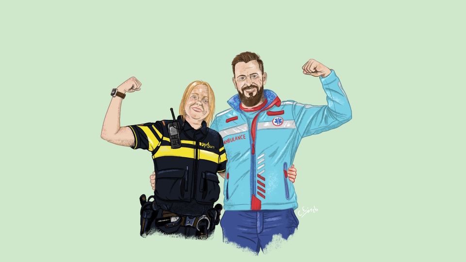 Mark bestuurt een ambulance: ‘Je krijgt vaak terug wat je zelf uitzendt’
