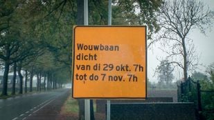 wouwbaan dicht afgesloten werkzaamheden wouw roosendaal