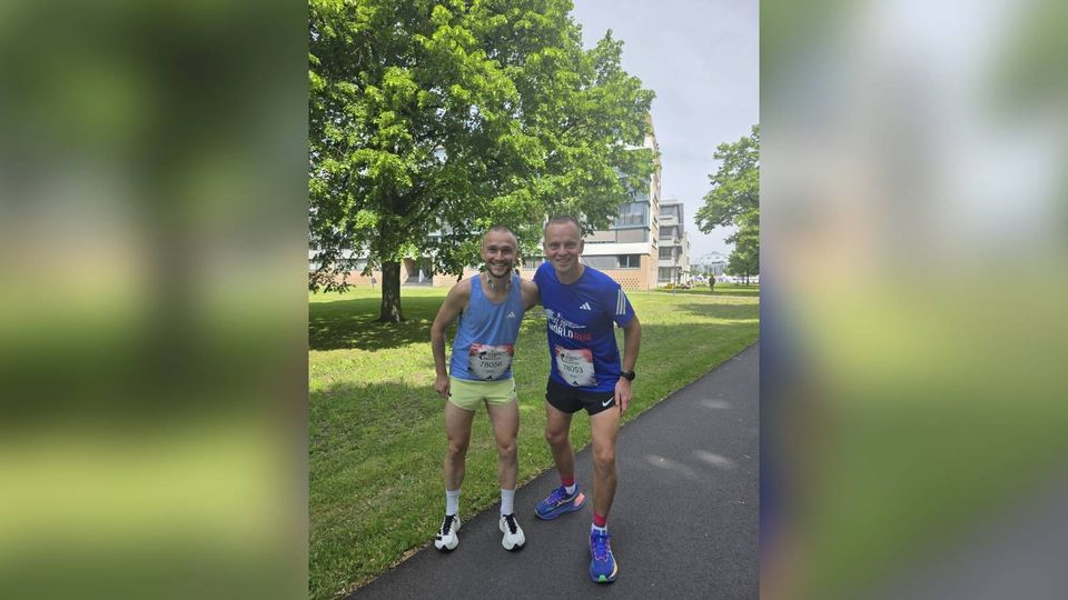 Jeugdvrienden Rob en Mike treden samen toe tot bestuur Hoevense Polderloop