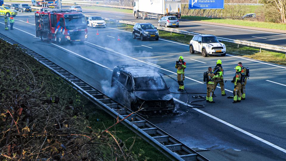 112 nieuws brandweer file snelweg a4 a58 brand brabant