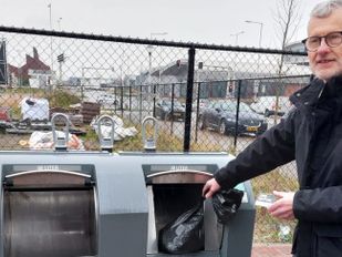 wethouder verroen afvalcontainer bergen op zoom