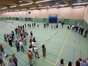 Opening sporthal Zevenbergen.