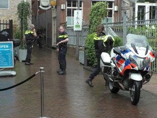 gewonde tussen de markten