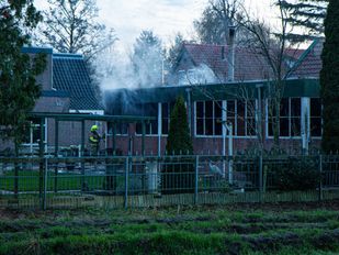 brand bijgebouw woning Welbergsedijk Steenbergen