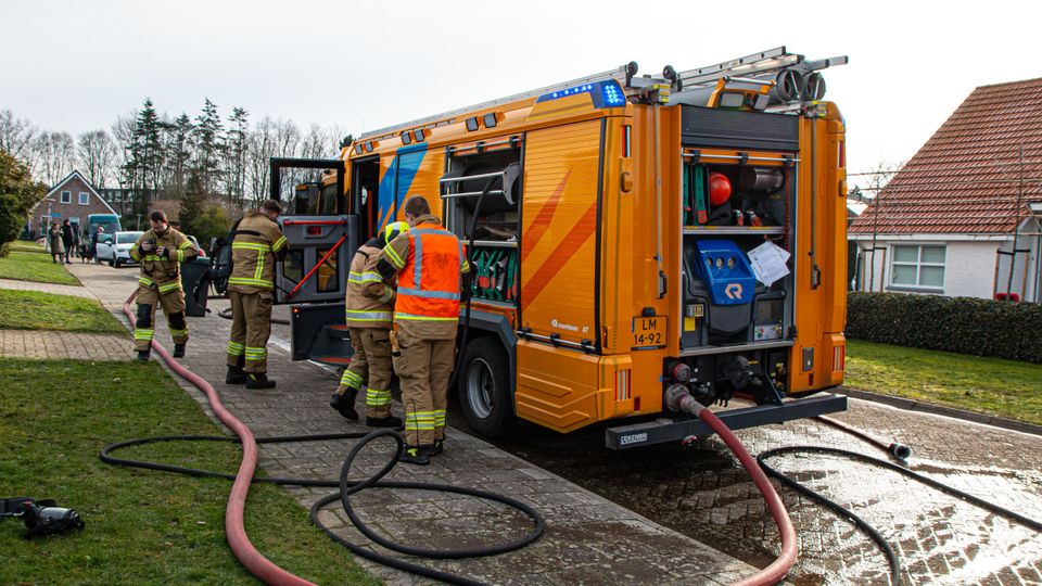 Brand op zolder van huis aan Torontolaan in Hoogerheide