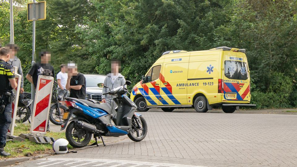 scooter aangereden Halsteren