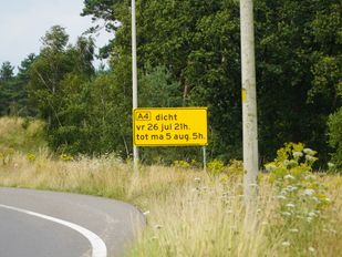 wegafsluiting snelweg a4 bergen op zoom dinteloord