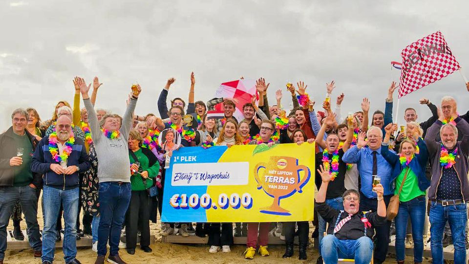 't Wagenhuis heeft hét Lipton terras van 2022 en wint daarmee 100.000 euro.
