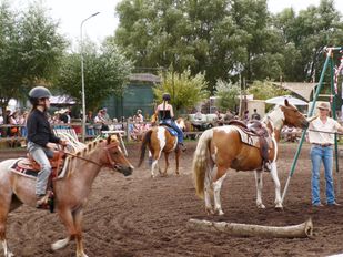 Cowboyhoeden, paarden en gezelligheid tijdens cowboyevenement Turn &#8217;n Burn